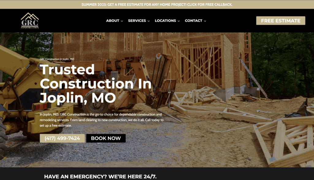 GRC Construction in Joplin, MO